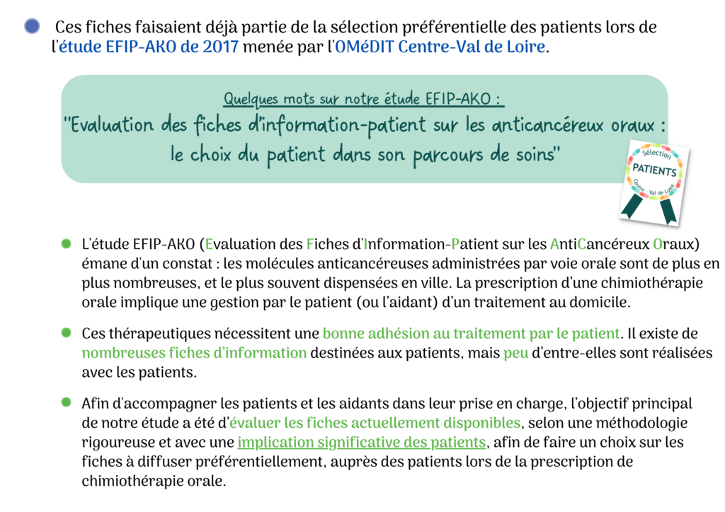 Quelques mots sur l'étude EFIP-AKO menée en région Centre-Val de Loire en 2017.